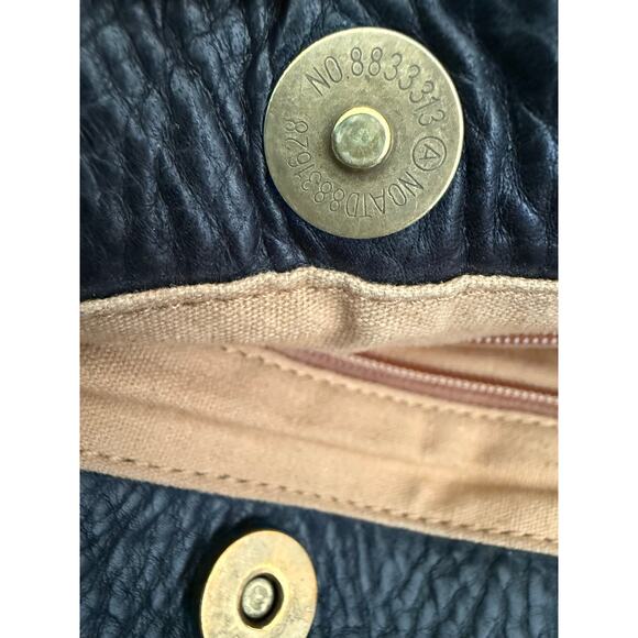 Lifetime leather Co. black saddle bag premium full grain cow hide crossbody bag - Picture 13 of 13